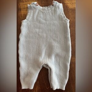 Carter's Light Blue Knit Baby Outfit
